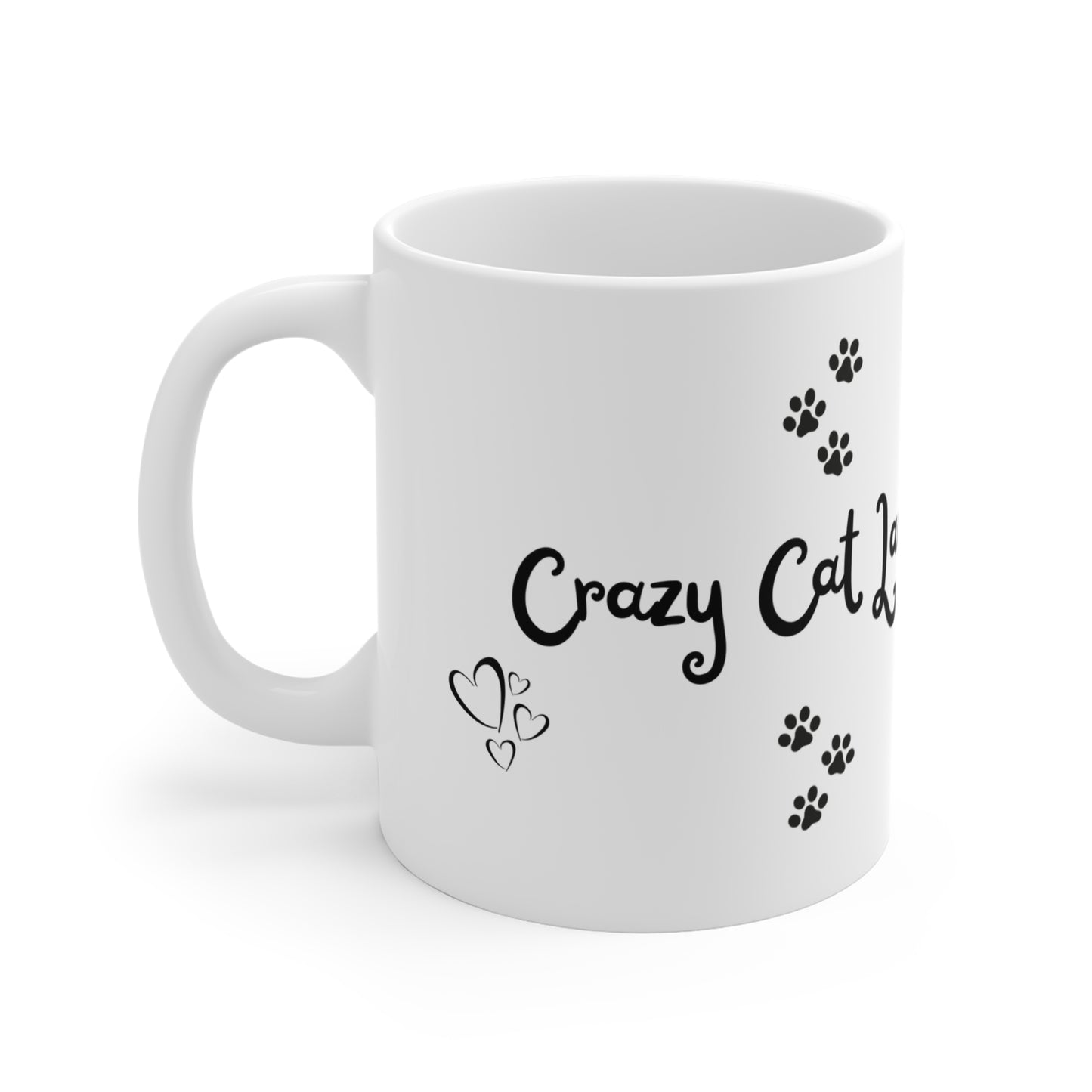 Crazy Cat Ladies Elegance Mug, Cat coffee mug, Cat ceramic mug