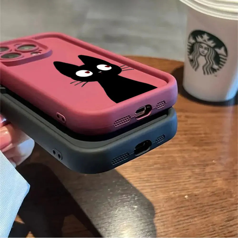 Lucky Cat Square Liquid Case
