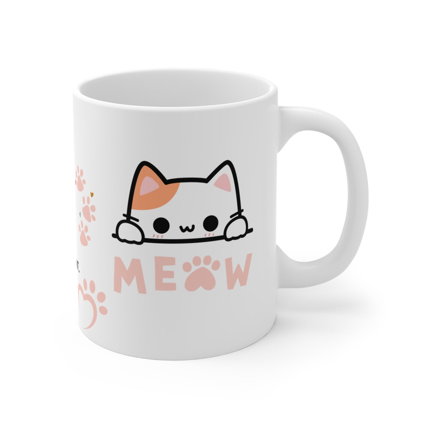 Endearing cat mug, All You Need is Love... and a Cat, Gift-worthy cat mug