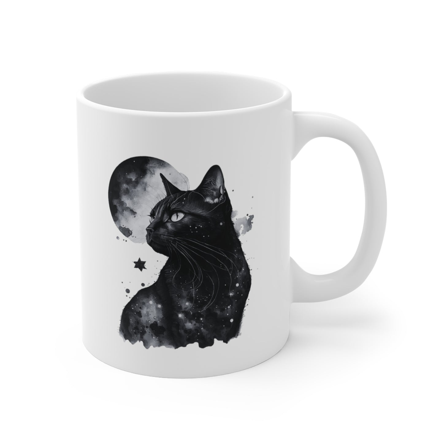 Mug 11oz Limitless Dreams Cat Mug, Cat coffee mug, Cat ceramic mug