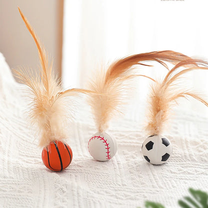 Feather Chase Cat Ball