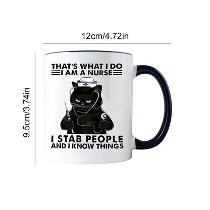 11oz Ceramic Afternoon Cat Coffee Mug