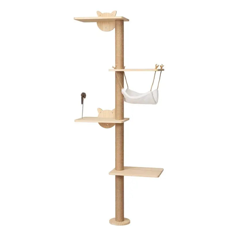 Cute cat tree, Solid Wood Cat Scratching Post