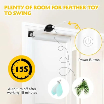 Door Hanging Automatic Interactive Cat Toy