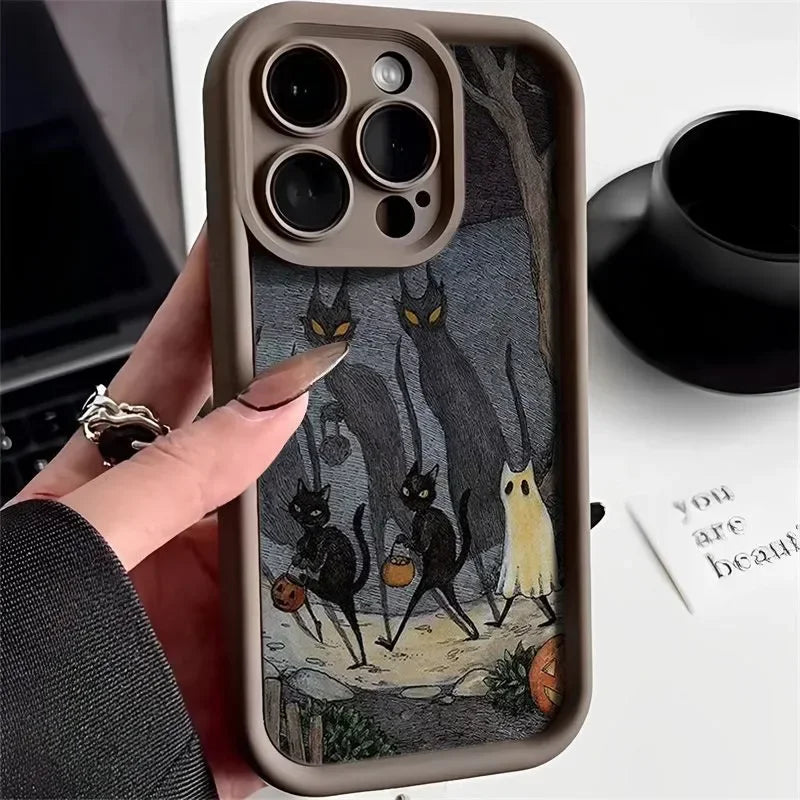 Dark Monster Cat Phone Case