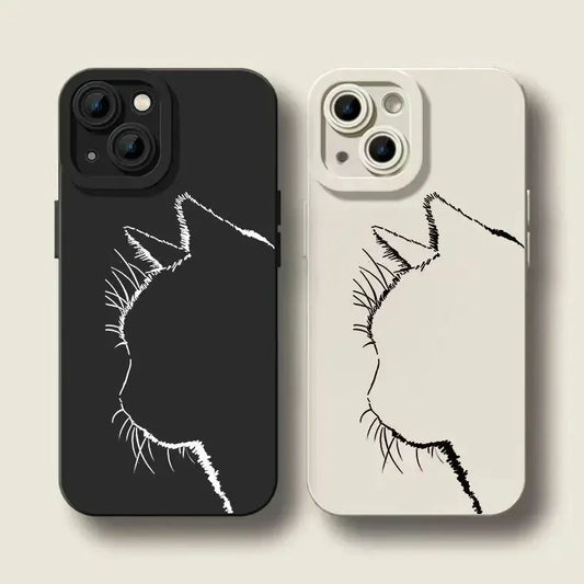 Stylish Painted Cat Case