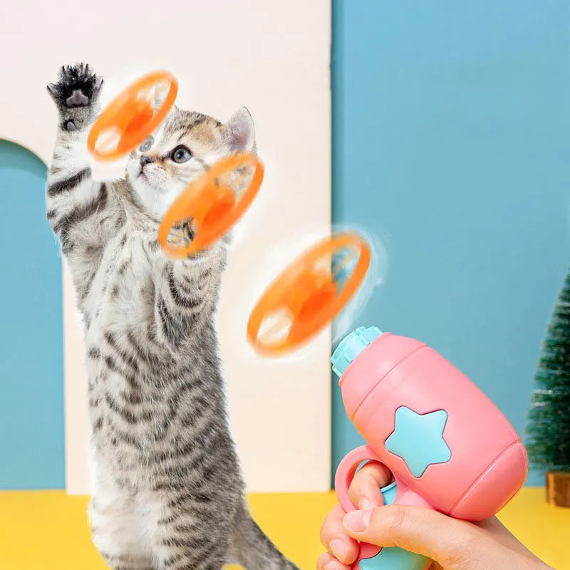 15pcs Flying Discs With Slight Sound Cat Toy