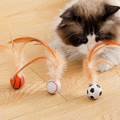 Feather Chase Cat Ball