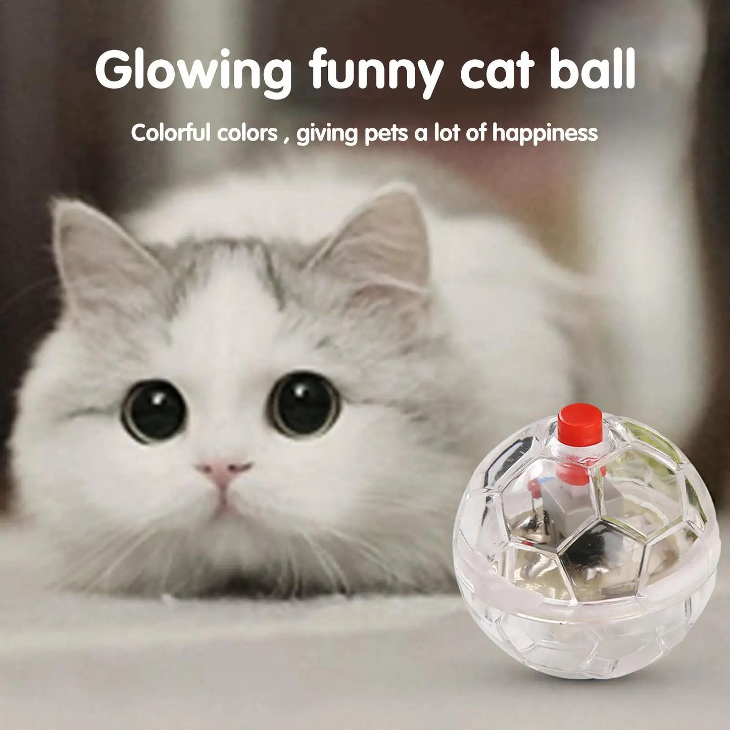 Glowing funny Cat Ball