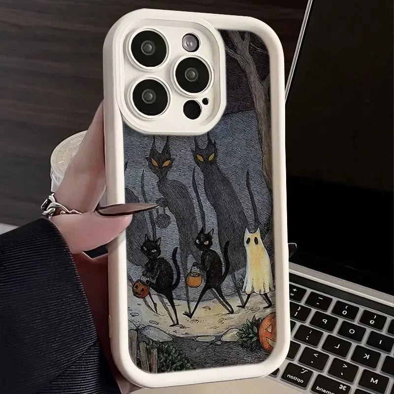 Dark Monster Cat Phone Case