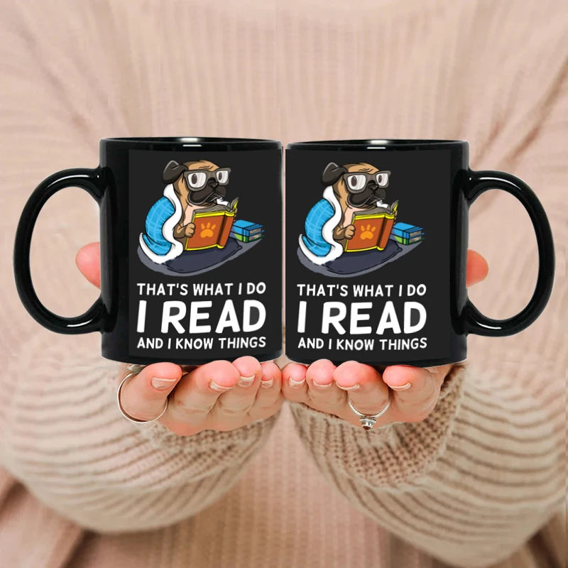 That what I do Black Cat Coffee Mug, 11oz Ceramic Mug, Free Shipping