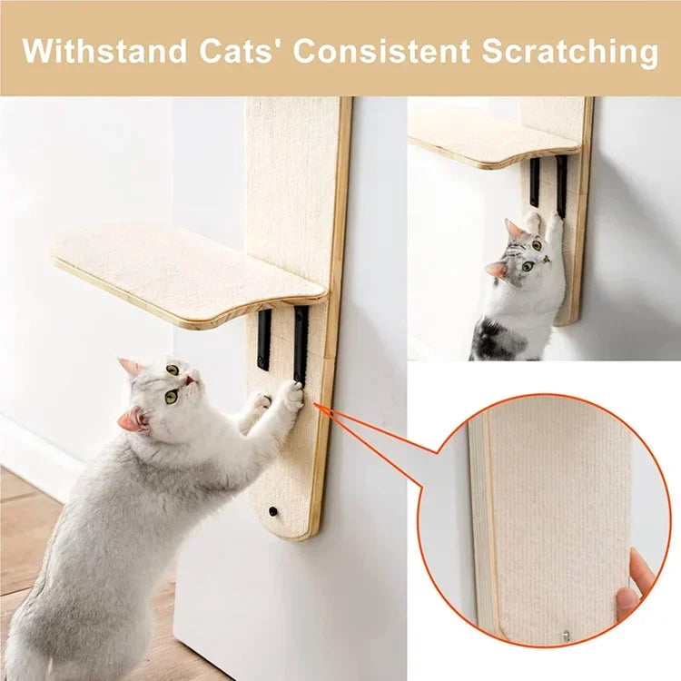 Multi-Level Door Hanging Cat Climber