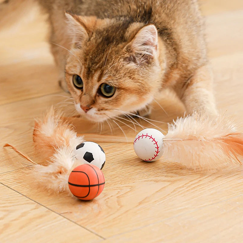 Feather Chase Cat Ball