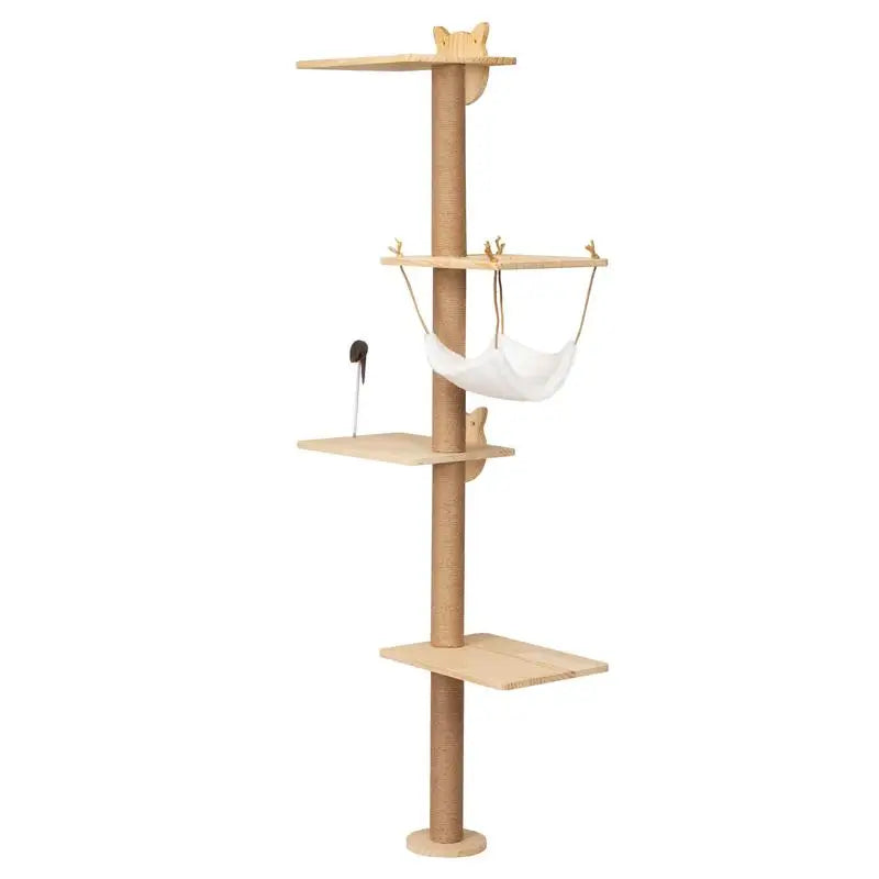 Cute cat tree, Solid Wood Cat Scratching Post