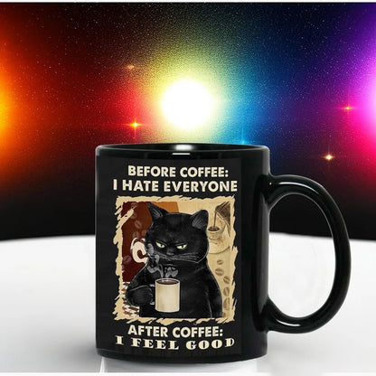 That what I do Black Cat Coffee Mug, 11oz Ceramic Mug, Free Shipping