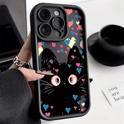 Cartoon Cat Soft Silicone Case