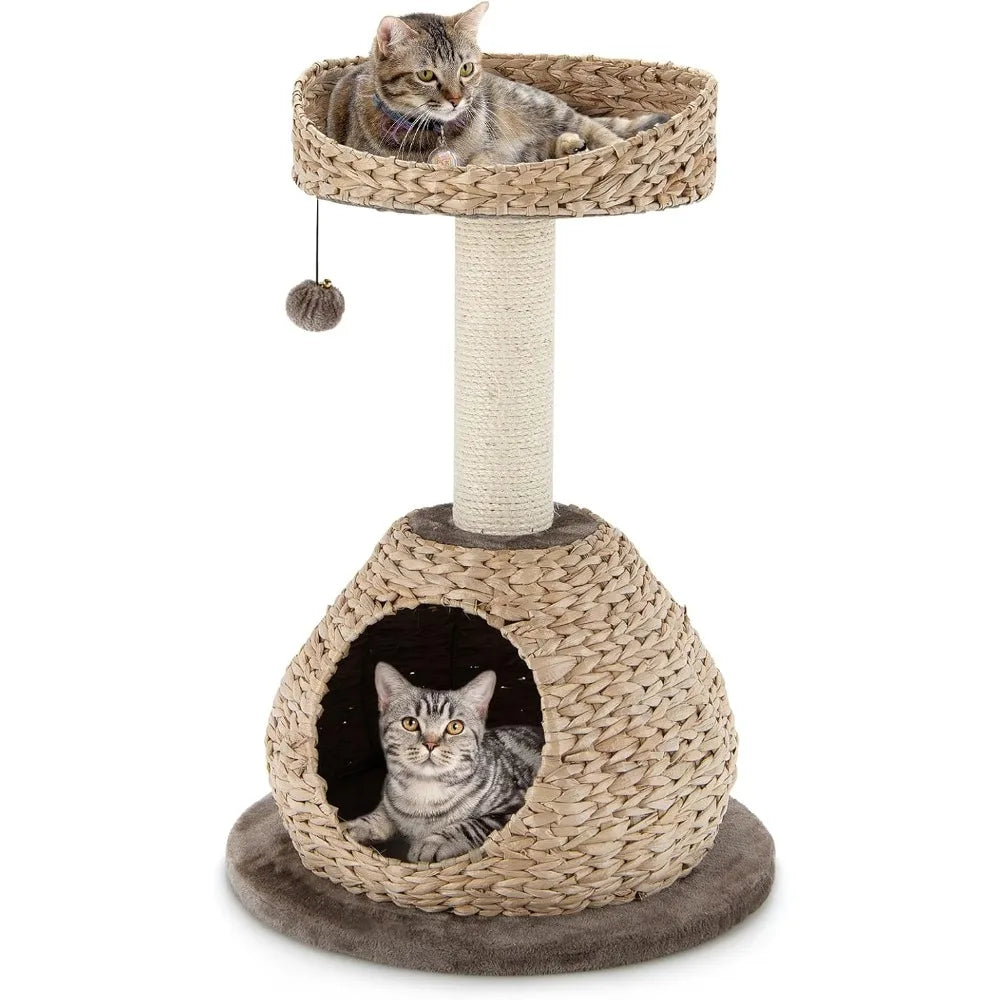 Modern Cat Tree with Sisal Post