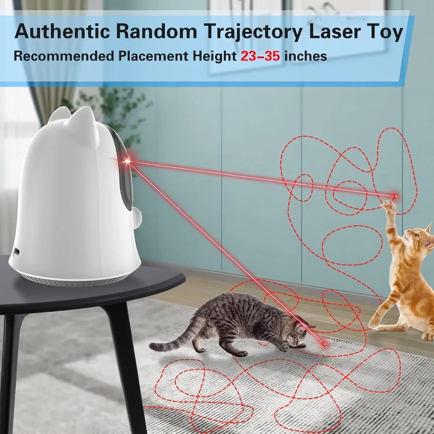 KLYM Random Track Laser Cat Toys