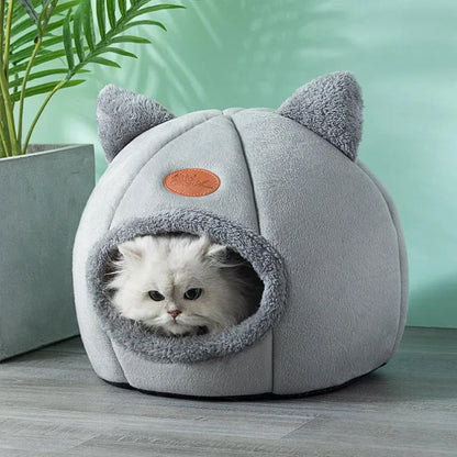 Deep sleep cozy indoor cat bed, free ship