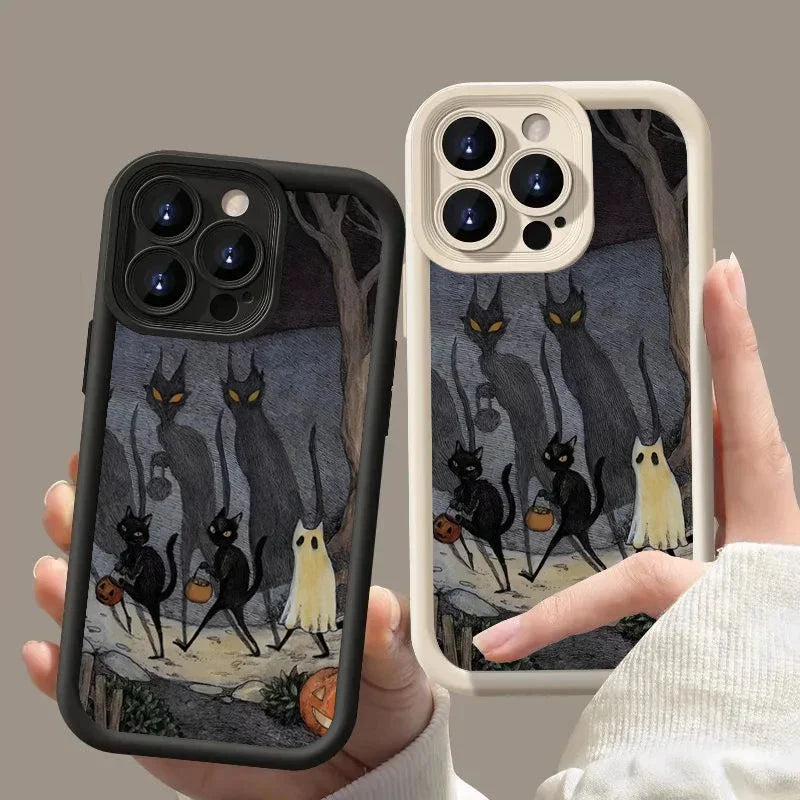 Dark Monster Cat Phone Case