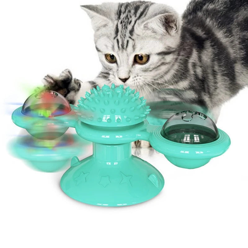 Spinning Windmill Cat Toy