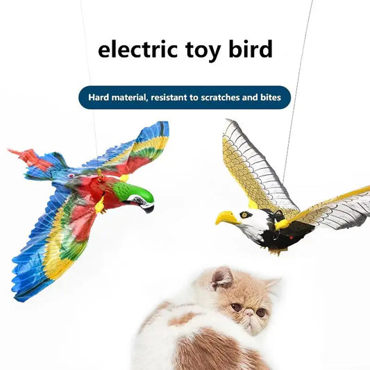 Electric Hanging Eagle Flying Bird Cat Toy