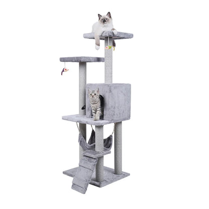 Top Pet Furniture with Scratcher and Cozy Cat House