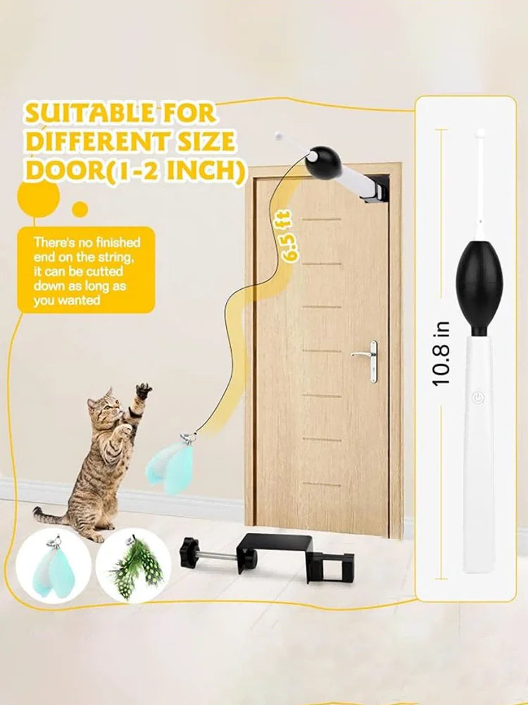 Door Hanging Automatic Interactive Cat Toy