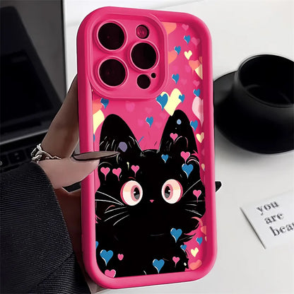 Cartoon Cat Soft Silicone Case