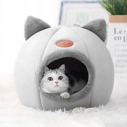 Deep sleep cozy indoor cat bed, free ship